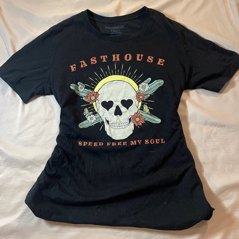 Fasthouse skull cactus t-shirt